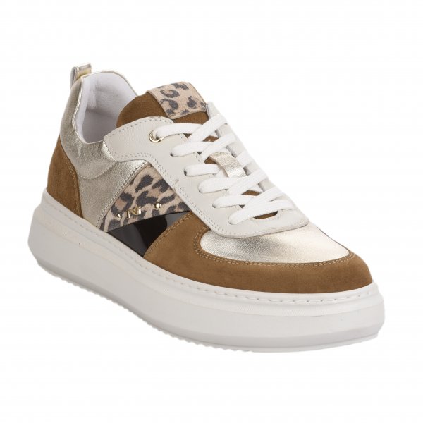 Baskets mode femme - NEROGIARDINI - Dore