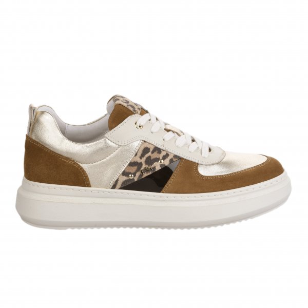 Baskets mode femme - NEROGIARDINI - Dore
