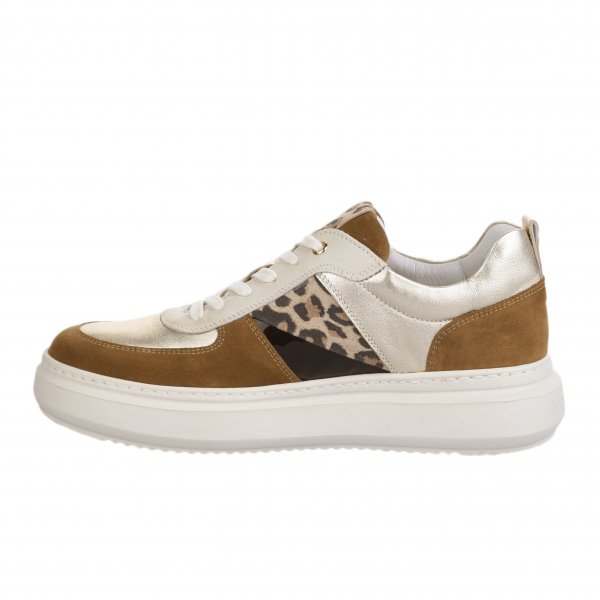 Baskets mode femme - NEROGIARDINI - Dore