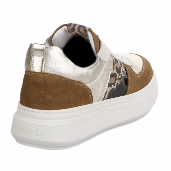 Baskets mode femme - NEROGIARDINI - Dore