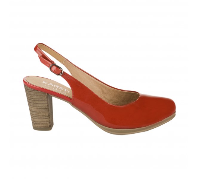 Escarpins femme - KARSTON - Rouge vernis