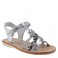 Nu-pieds fille - Gris argent - NOEL